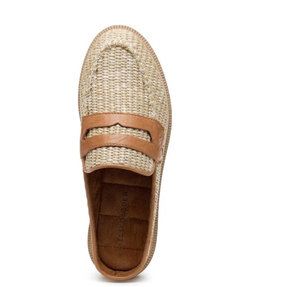 new Kelsi Dagger Brooklyn Lens Leather and Jute Mules $130 RETAIL 2510 4m2 - Picture 3 of 9
